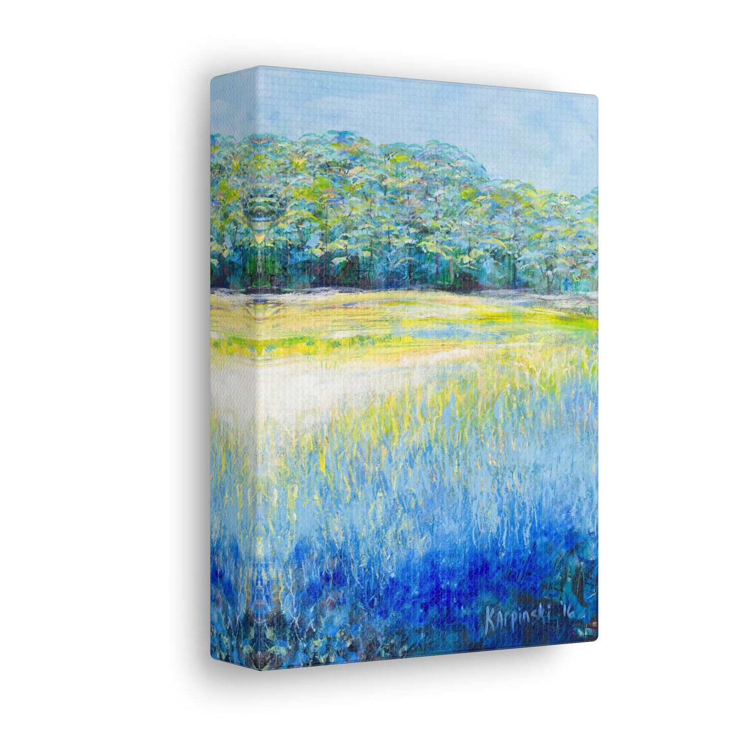 Landscape Canvas Wall Art Nature Scene Artwork - Myrtle Grove by Leslie Karpinksi