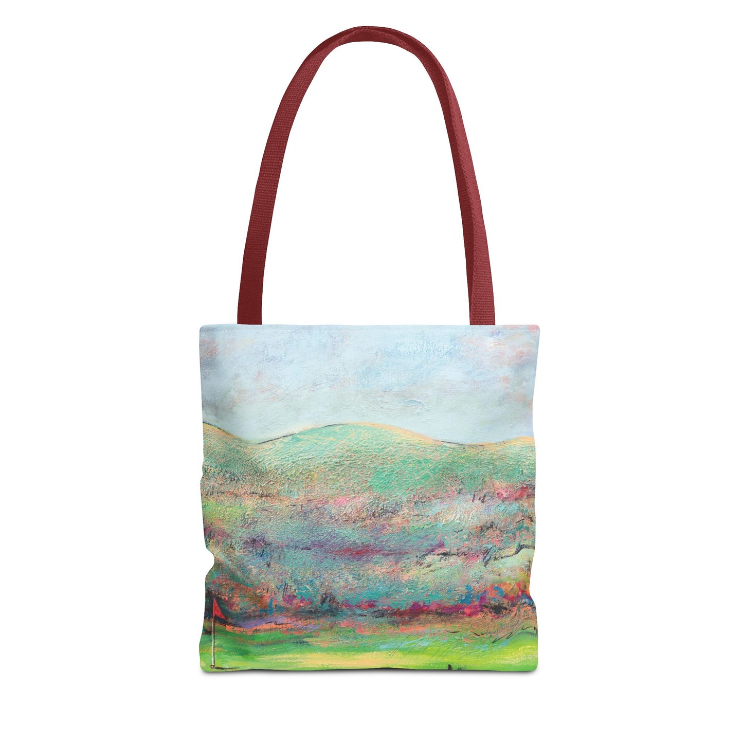 Making the Putt Golf Canvas Tote Bag  - Leslie Karpinski