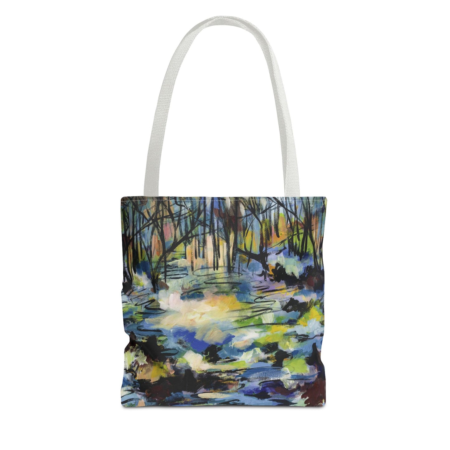 Afternoon Glow of Trees Landscape Tote Bag - Leslie Karpinski
