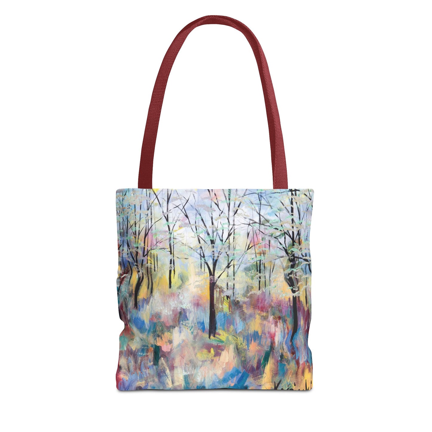 Blue Ridge Parkway Canvas Art Tote Bag - Leslie Karpinski