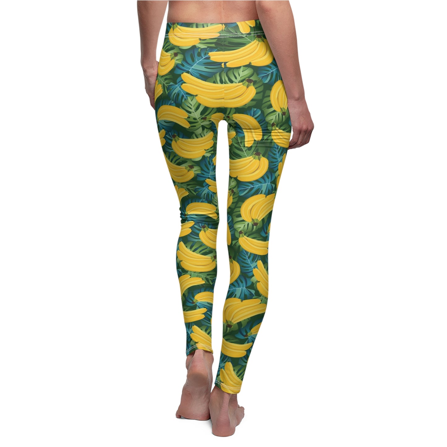 Banana Womens Leggings Fruit Stretch Yoga Pants - Saiko Studio
