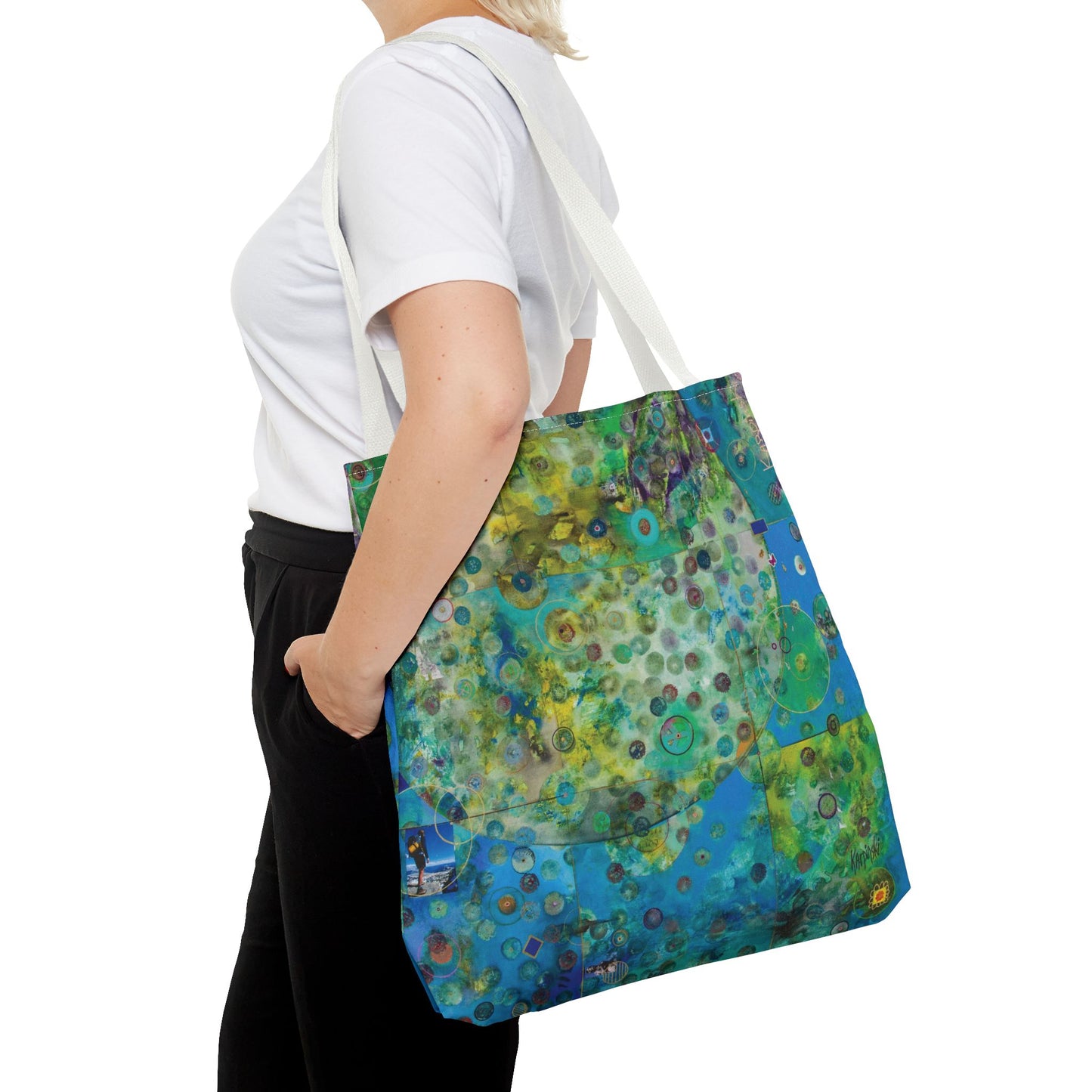 Earth Art Tote Bag Canvas Shopping Bag - Leslie Karpinski