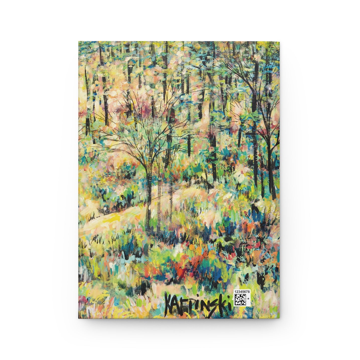 Landscape Art Hardcover Lined Journal - Reynolda Gardens - Leslie Karpinski