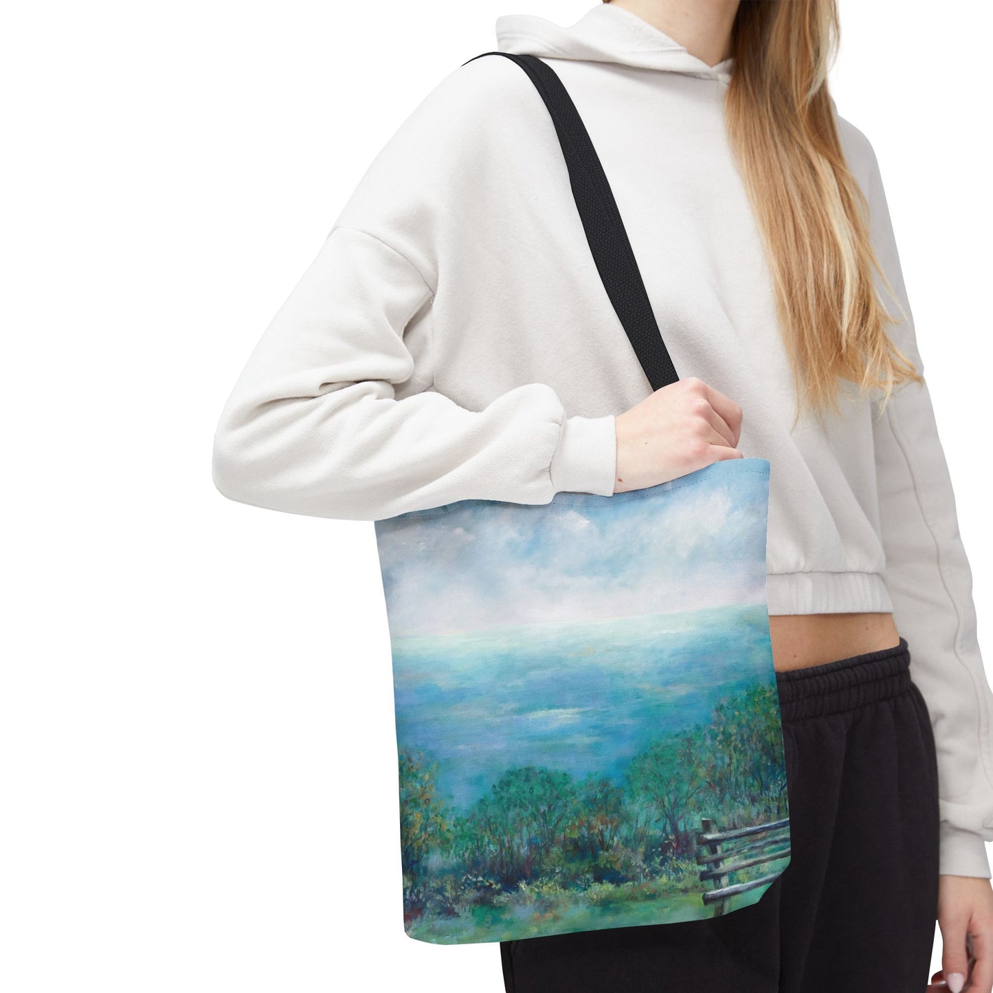 Roaring Gap Mountain Art Tote Bag - Leslie Karpinski