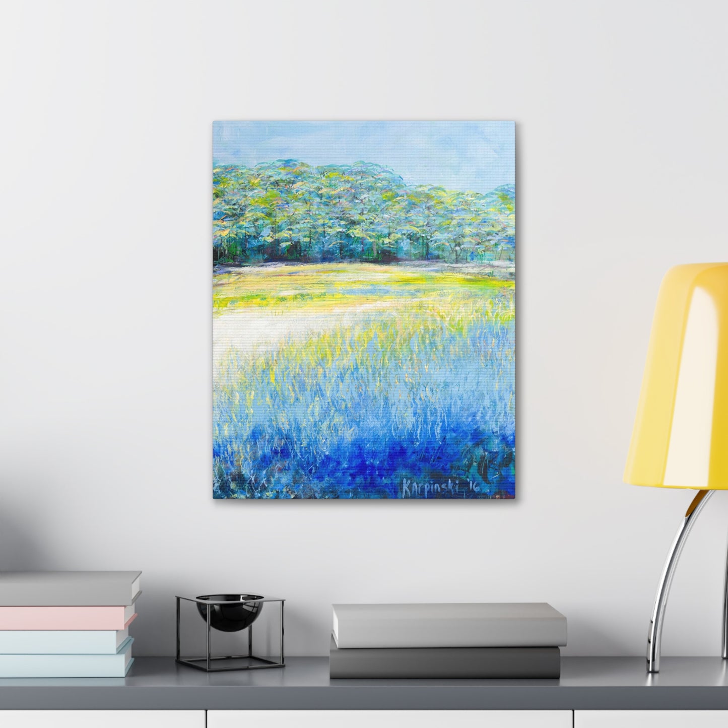 Landscape Canvas Wall Art Nature Scene Artwork - Myrtle Grove by Leslie Karpinksi