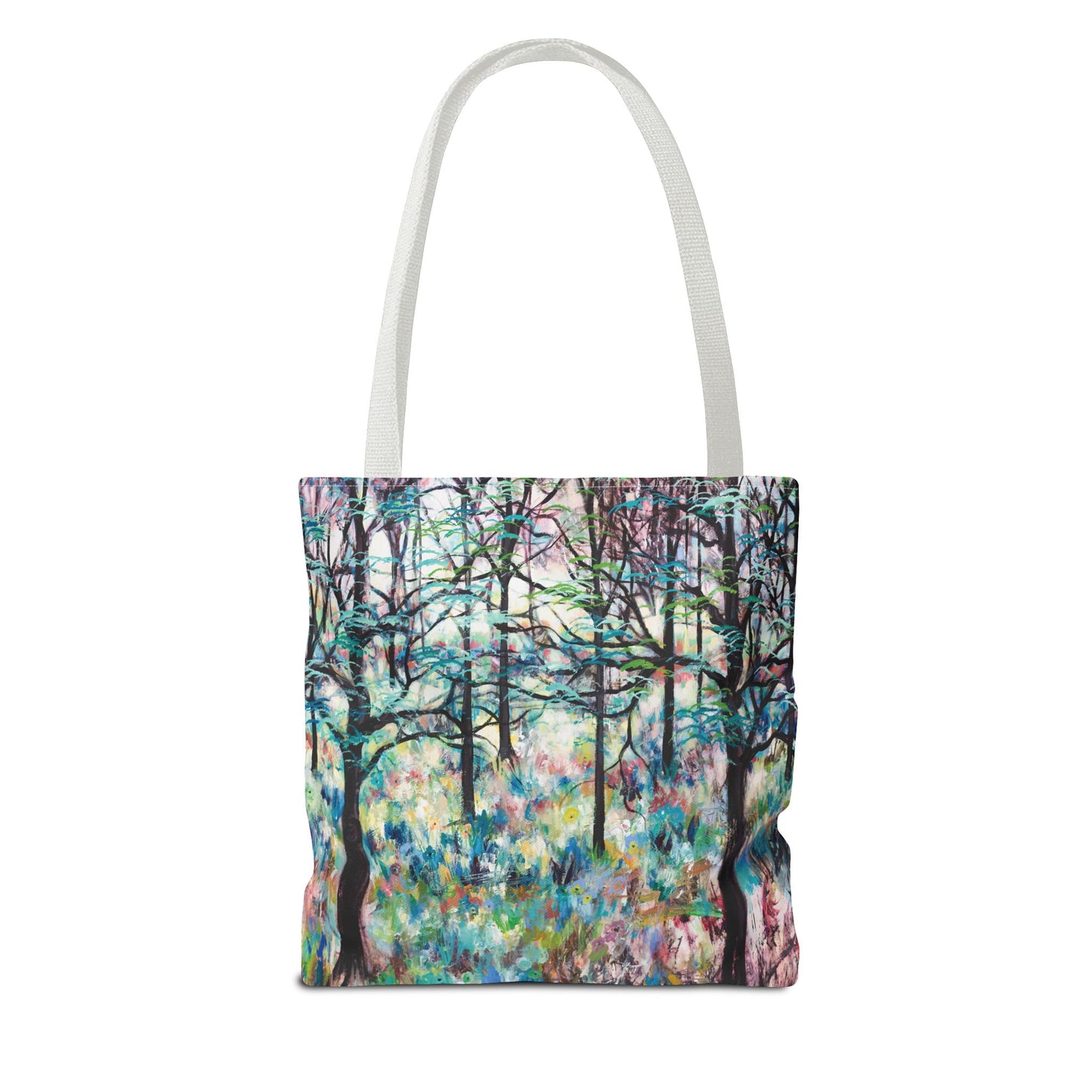 Forest Landscape Art Tote Bag Canvas Shopping Bag - Leslie Karpinski