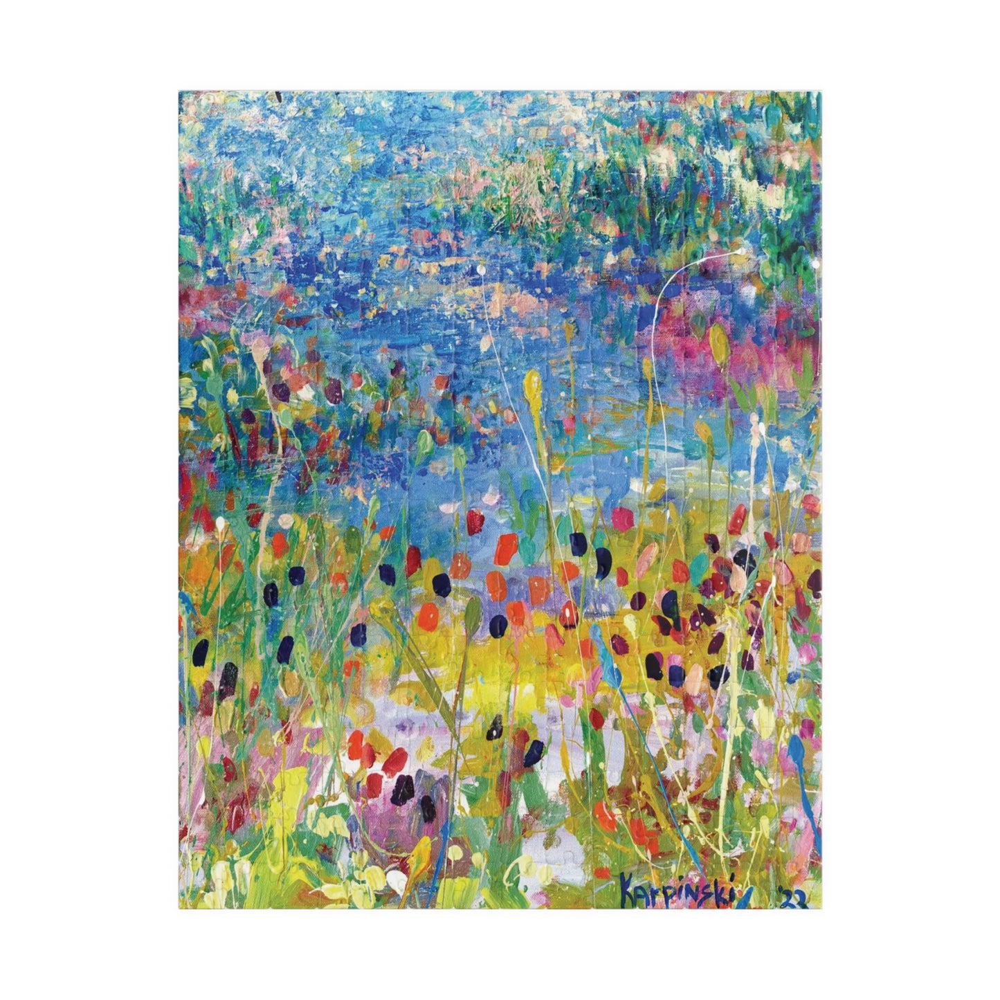 Landscape Nature Art Adult Wood Jigsaw Puzzle - Paths and Journeys by Leslie Karpinski