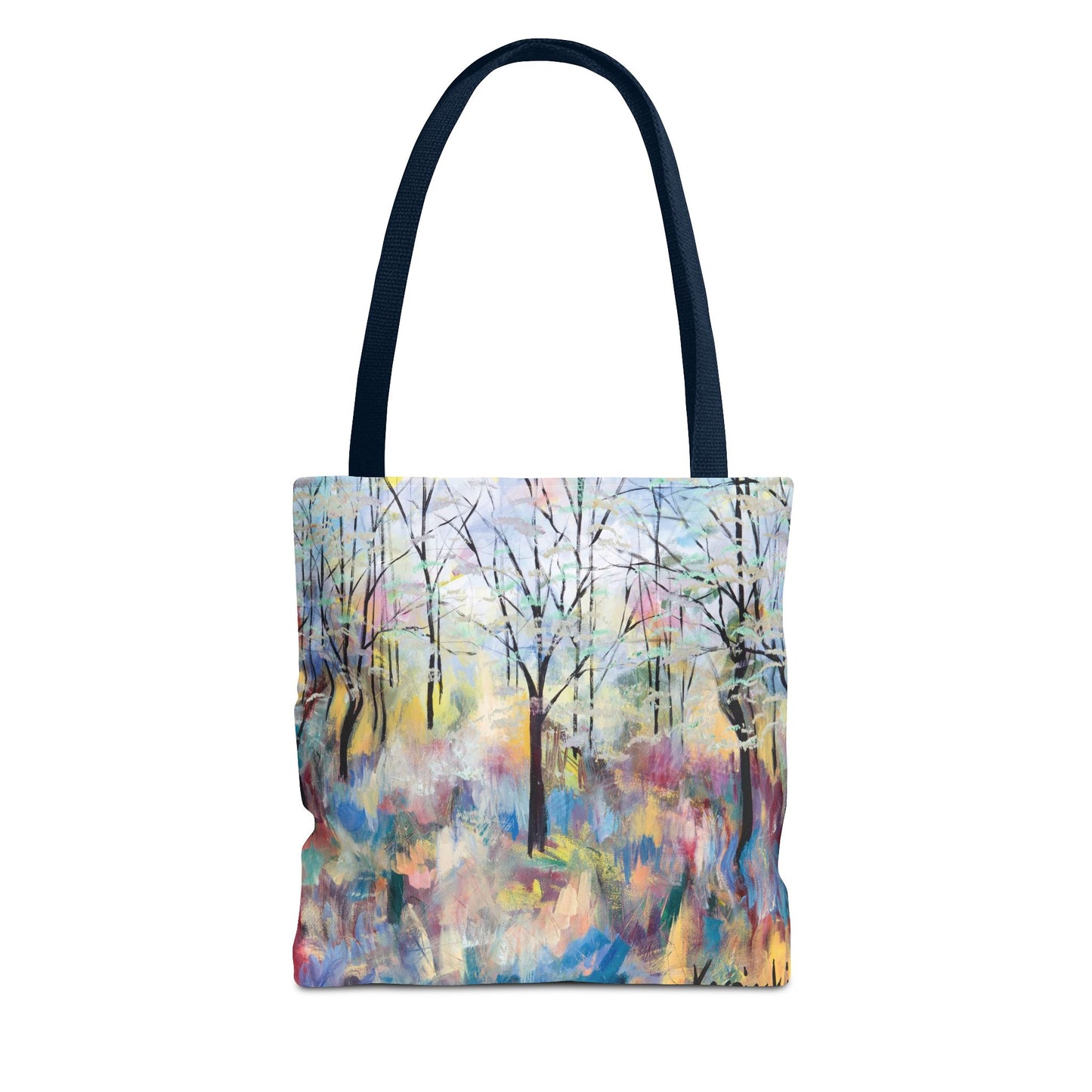 Blue Ridge Parkway Canvas Art Tote Bag - Leslie Karpinski