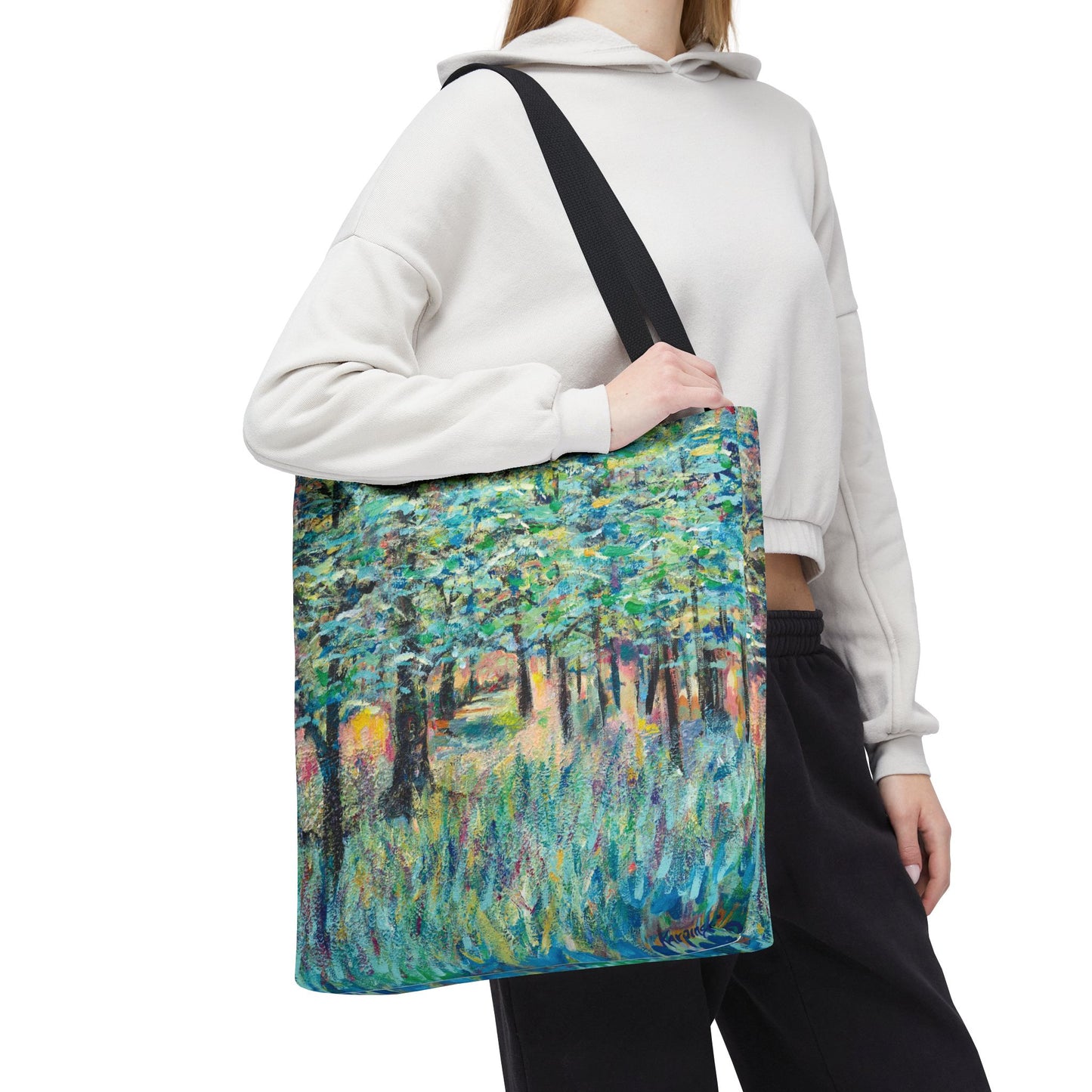 Field of Trees Landscape Tote Bag - Leslie Karpinski