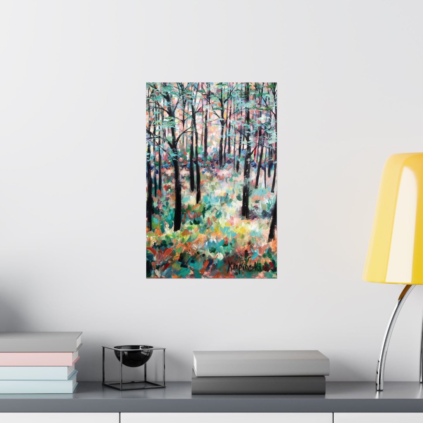 Forest Nature Fine Art Print Landscape Artwork - Trees Of Hope By Leslie Karpinski