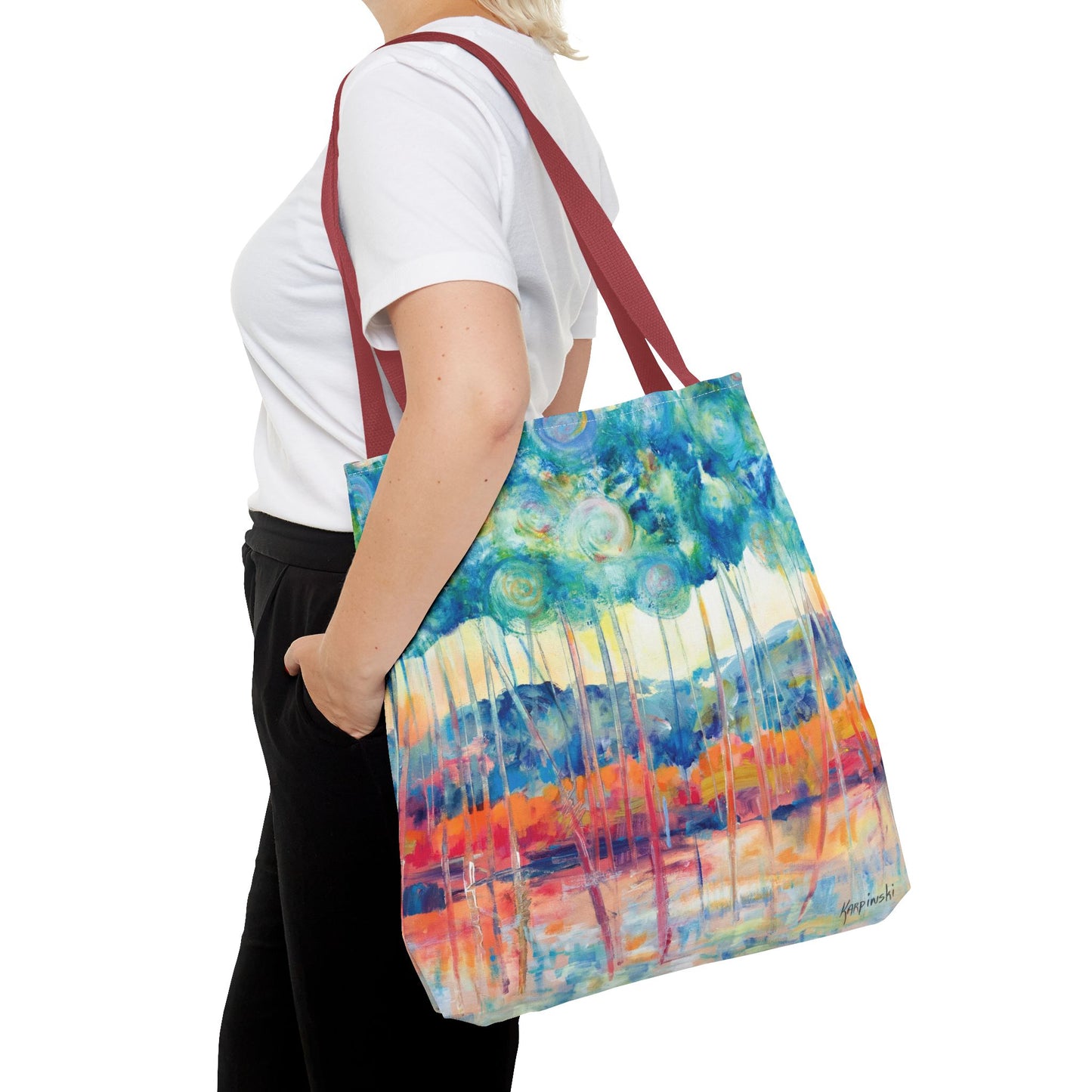 Canopy At Sunset Canvas Tote Bag - Leslie Karpinski