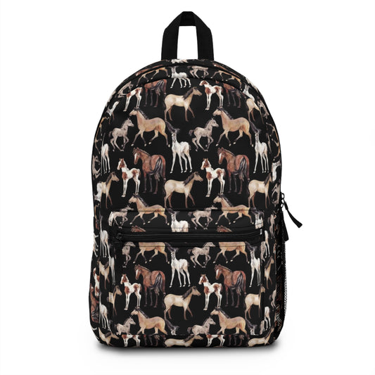 Horse Kids Backpack Personalized Book Bag - Saiko Studio