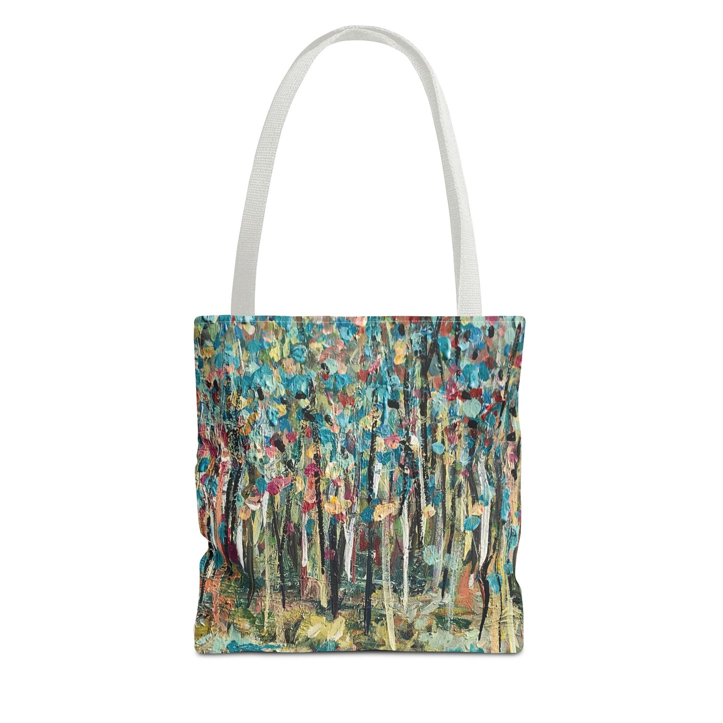 Colorful Landscape Canvas Art Tote Bag - Leslie Karpinski