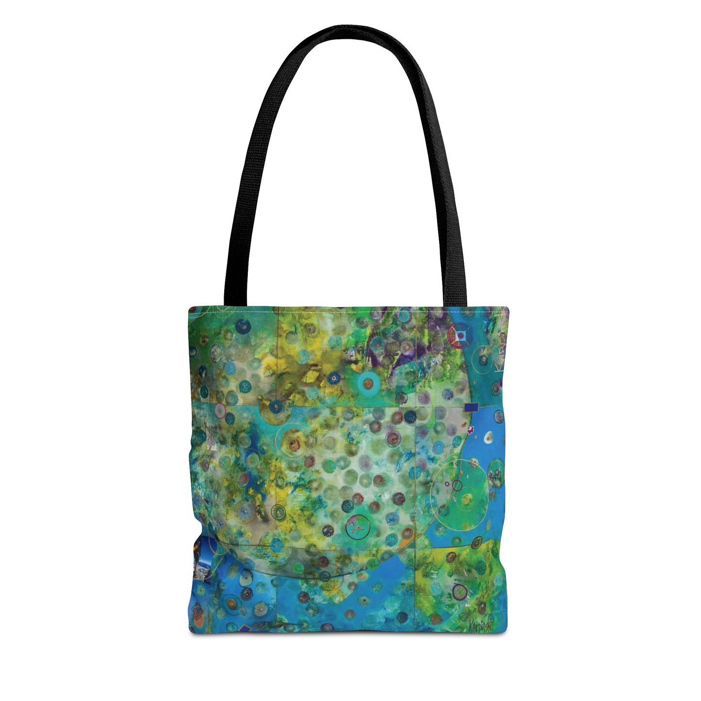 Earth Art Canvas Shopping Tote Bag - Leslie Karpinski