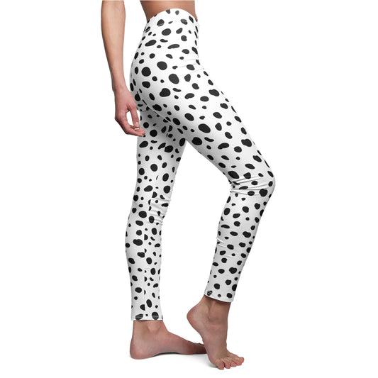 Dalmatian Print Womens Yoga Pants Dalmatian Costume - Saiko Studio