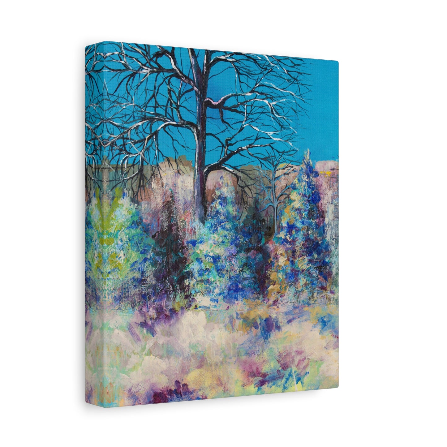 Tree Landscape Nature Wall Canvas Art Wall Decor -  Reynolda Tree 2 - Leslie Karpinski