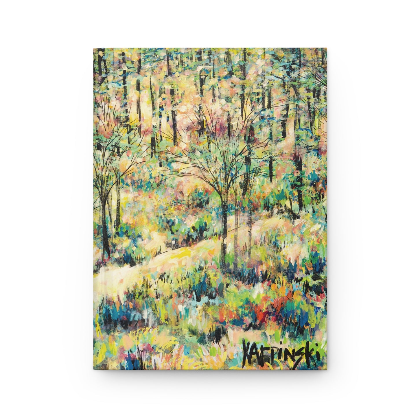Landscape Art Hardcover Lined Journal - Reynolda Gardens - Leslie Karpinski