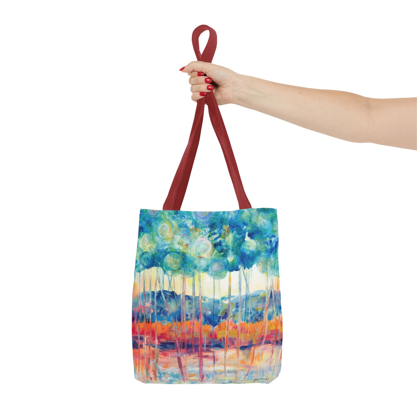 Canopy At Sunset Canvas Tote Bag - Leslie Karpinski