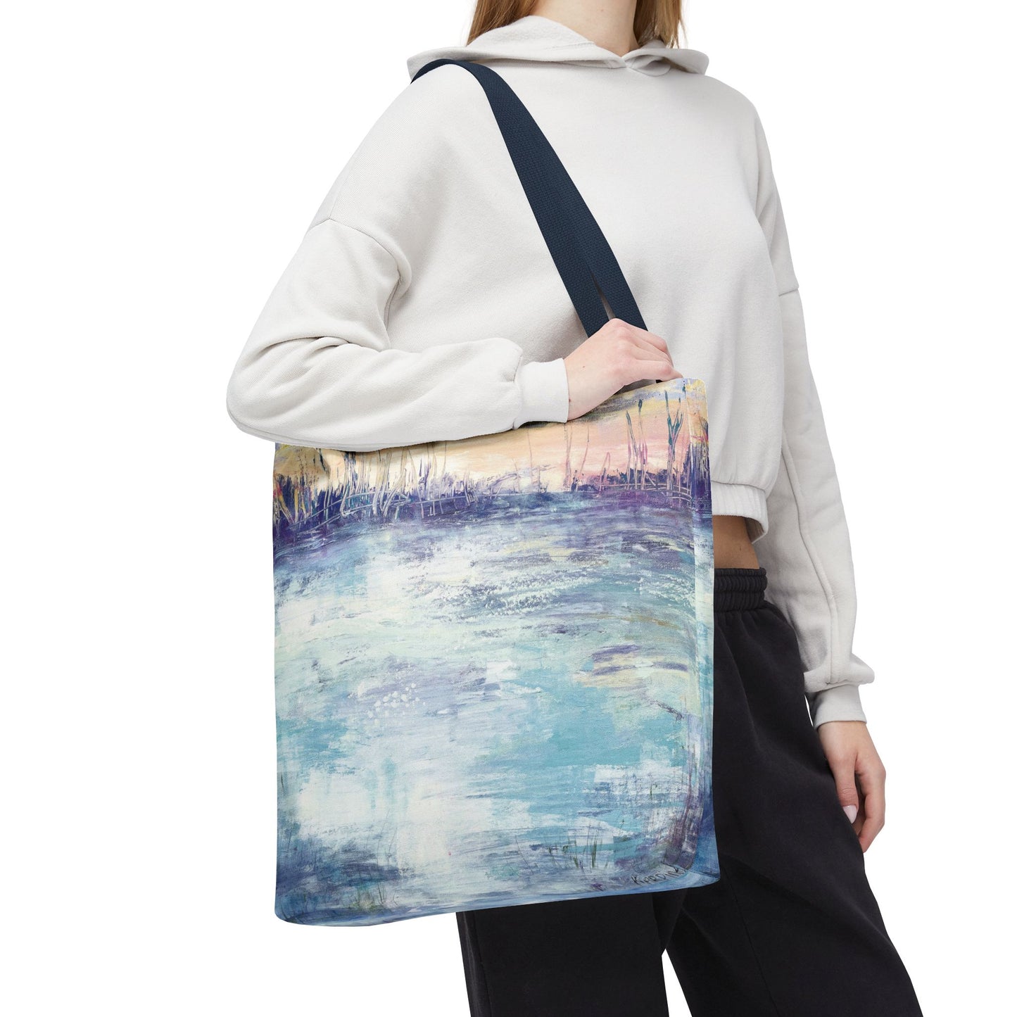 Flow of Life Art Tote Bag - Leslie Karpinski