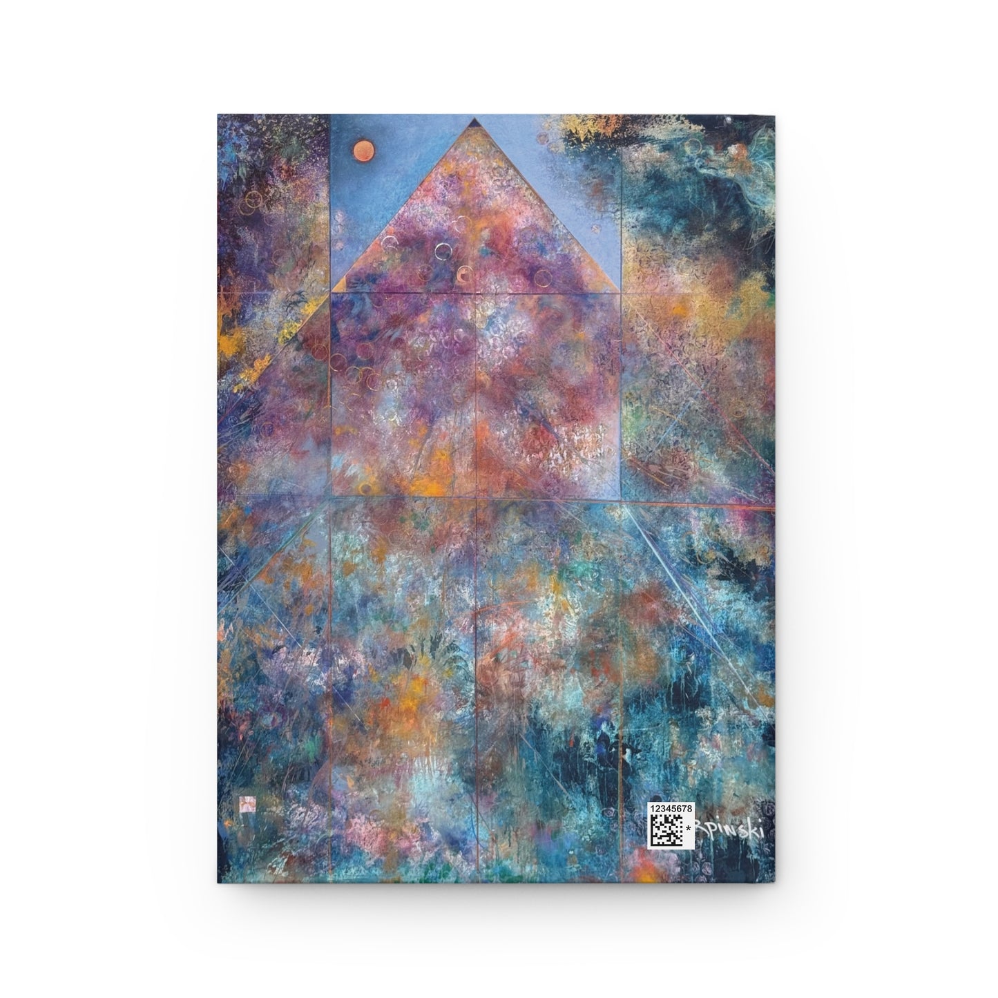 Emergence Abstract Art Hardcover Journal - Leslie Karpinski