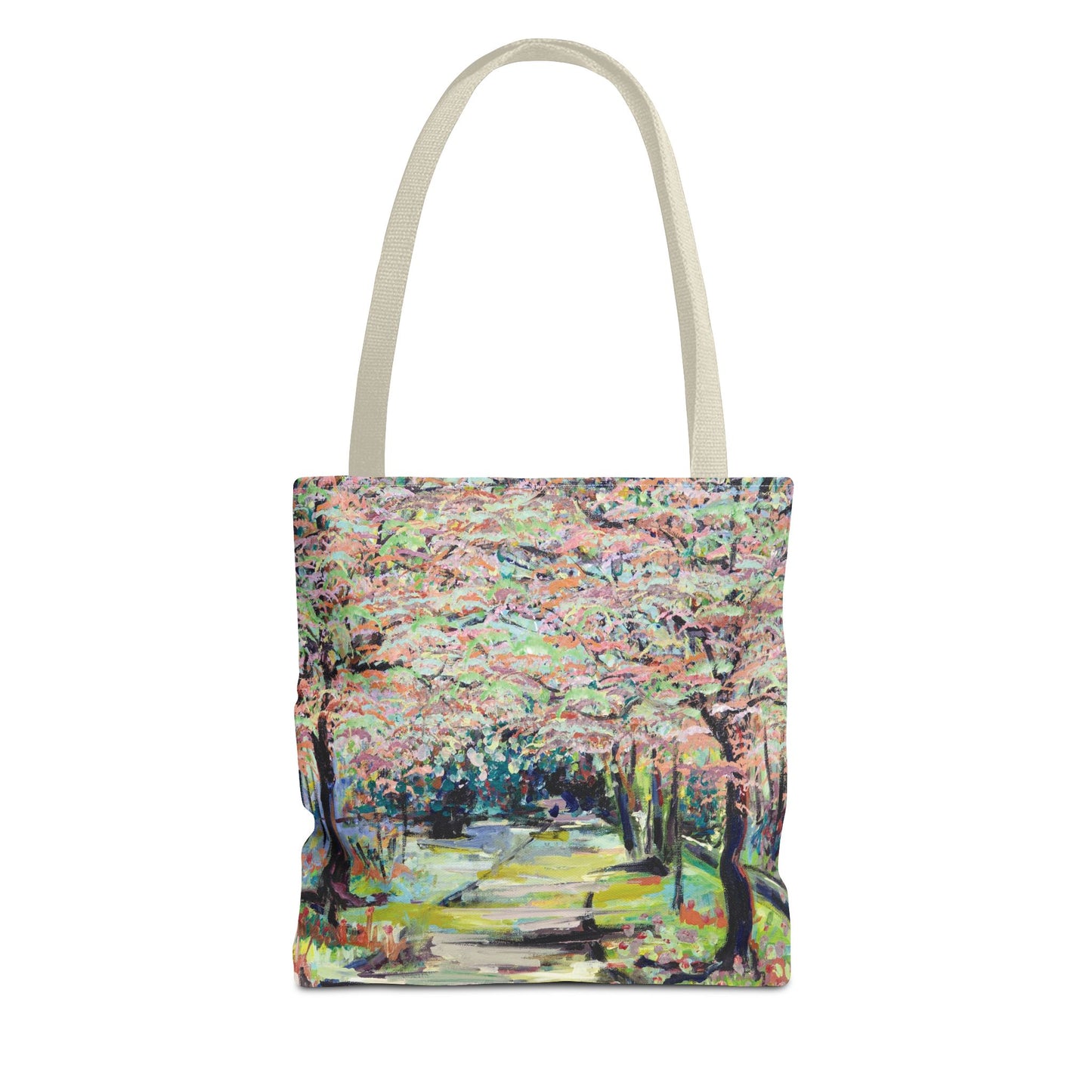 Path in Reynolda Gardens Art Tote Bag - Leslie Karpinski