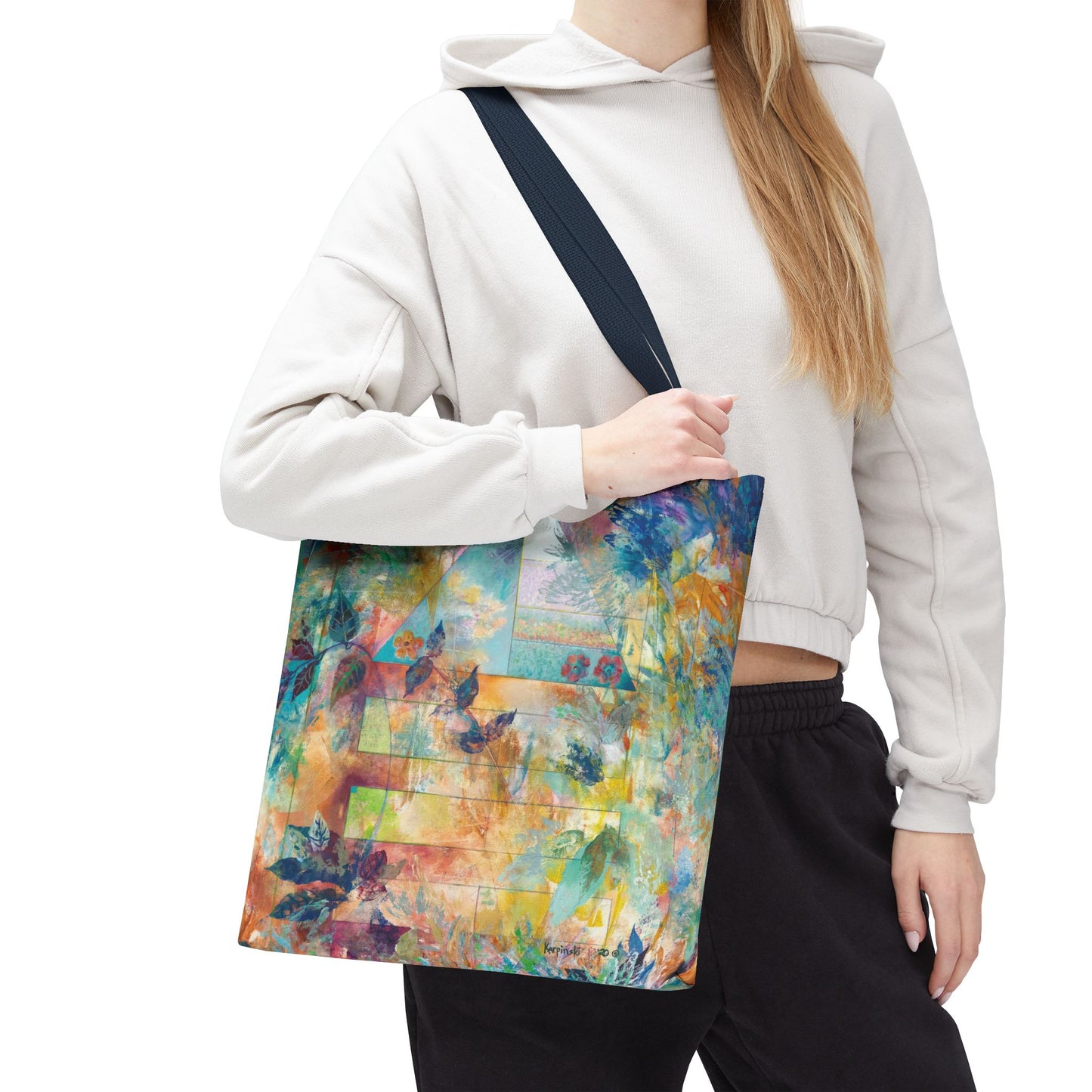 Peace in Nature Art Canvas Tote Bag - Leslie Karpinski