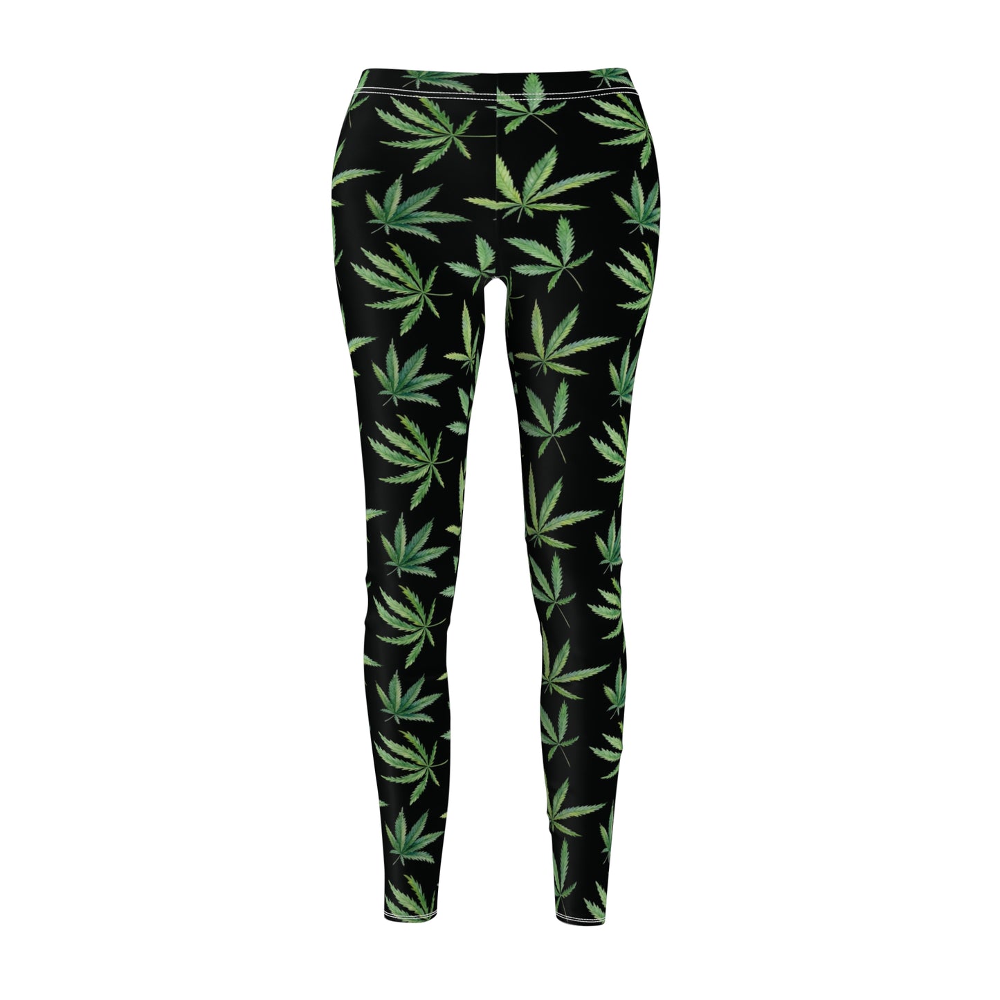 Marijuana Pot Leaf Women Leggings Yoga Pants - Saiko Studio