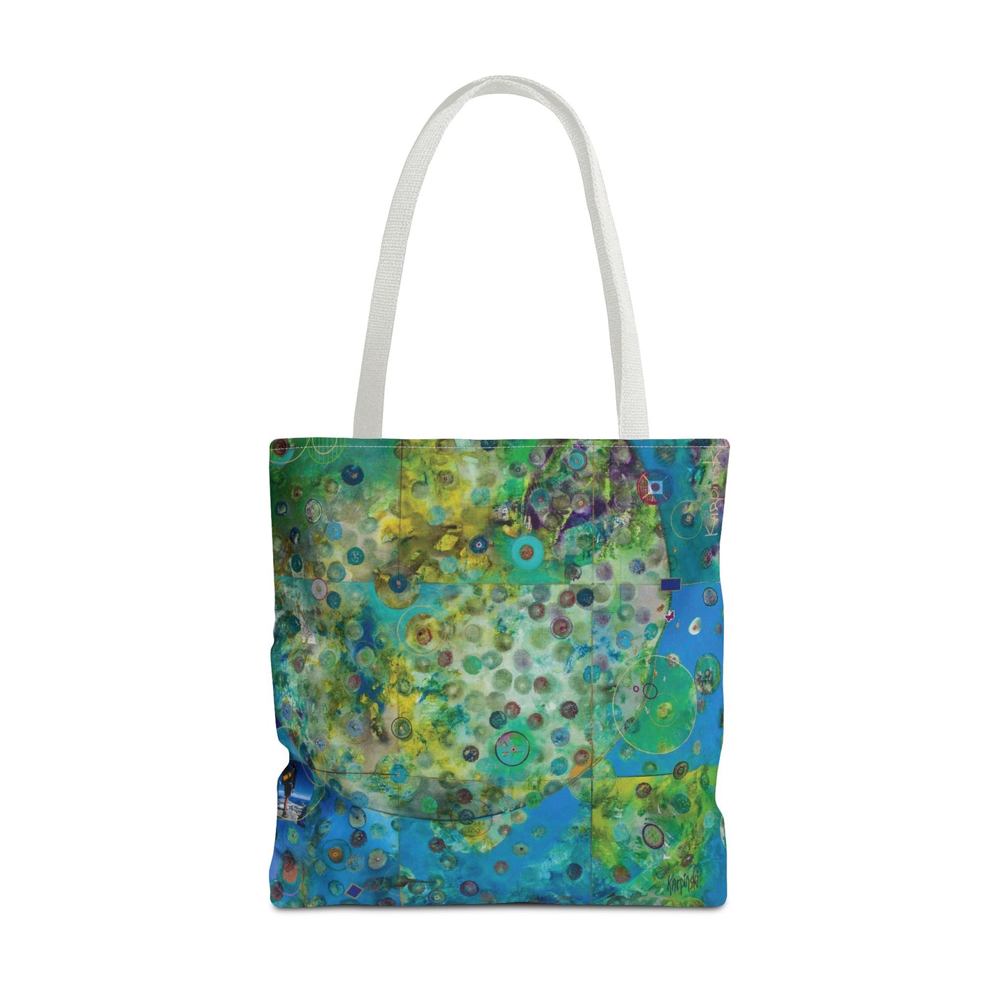 Earth Art Tote Bag Canvas Shopping Bag - Leslie Karpinski