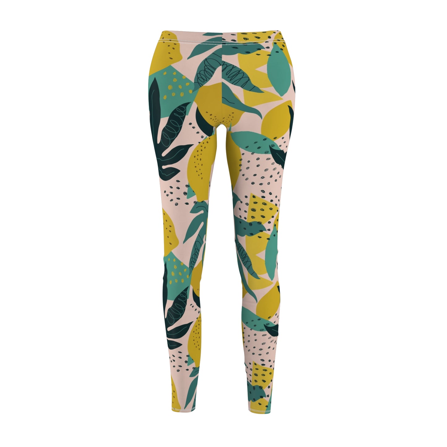 Lemon Womens Leggings Stretch Pants - Saiko Studio