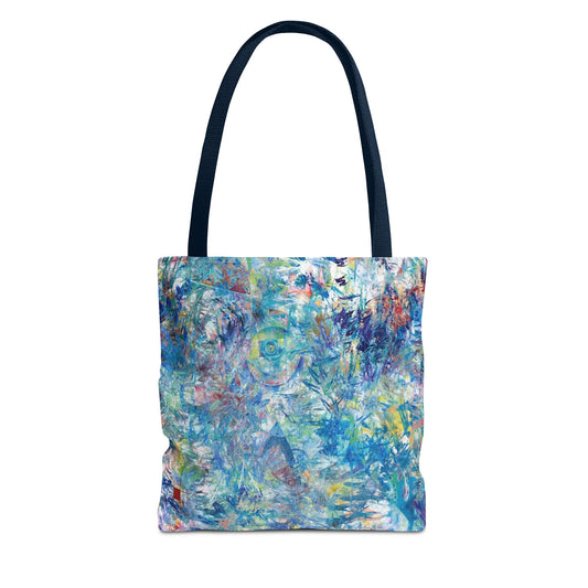 Ascension Abstract Art Canvas Tote Bag - Leslie Karpinski