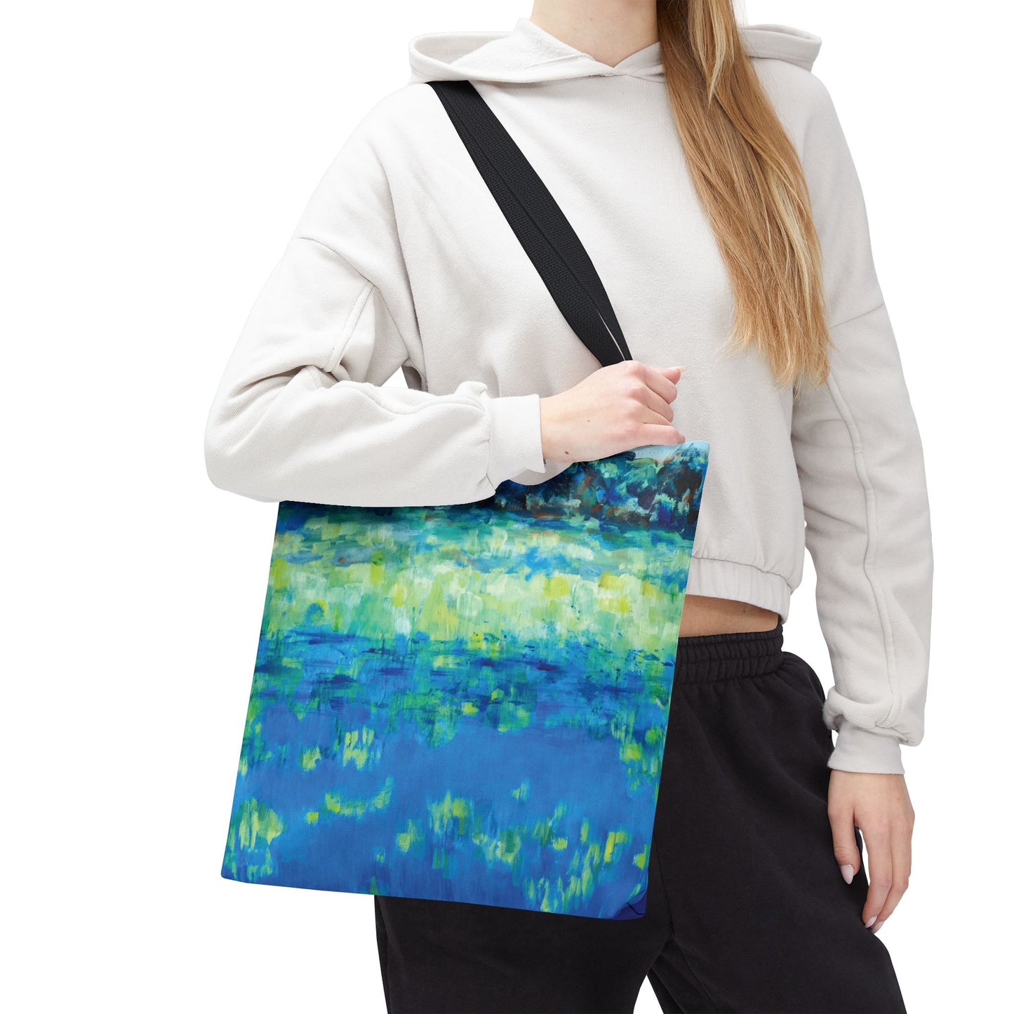 Waters Edge 2 Landscape Art Tote Bag - Leslie Karpinski