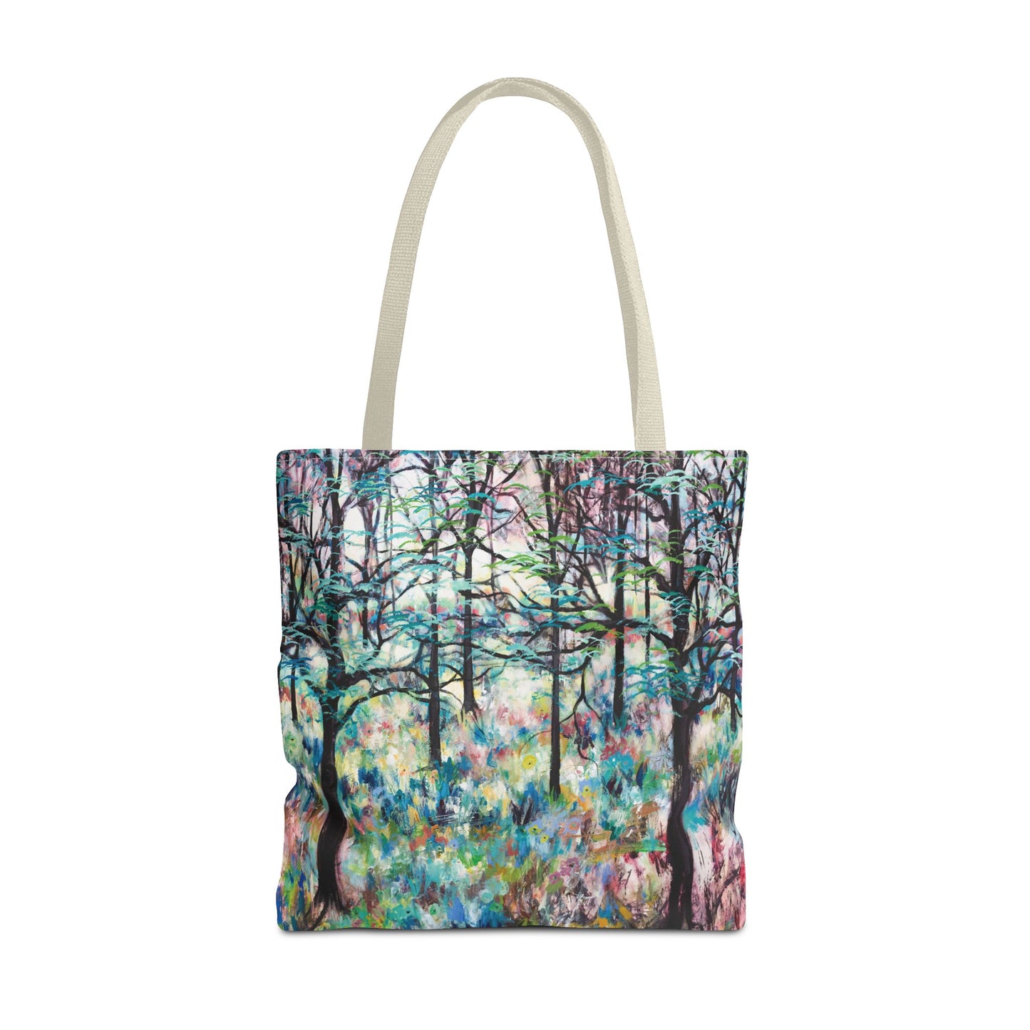 Forest Landscape Art Tote Bag Canvas Shopping Bag - Leslie Karpinski