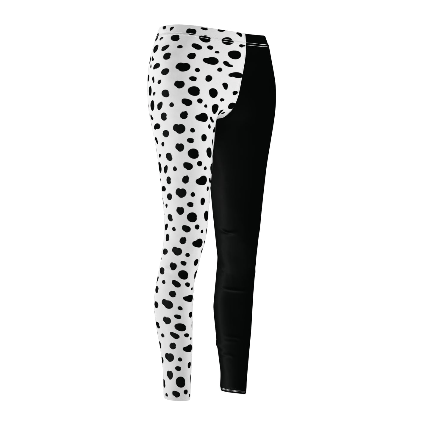 Dalmatian Print Womens Animal Print Leggings Dalmatian Costume - Saiko Studio