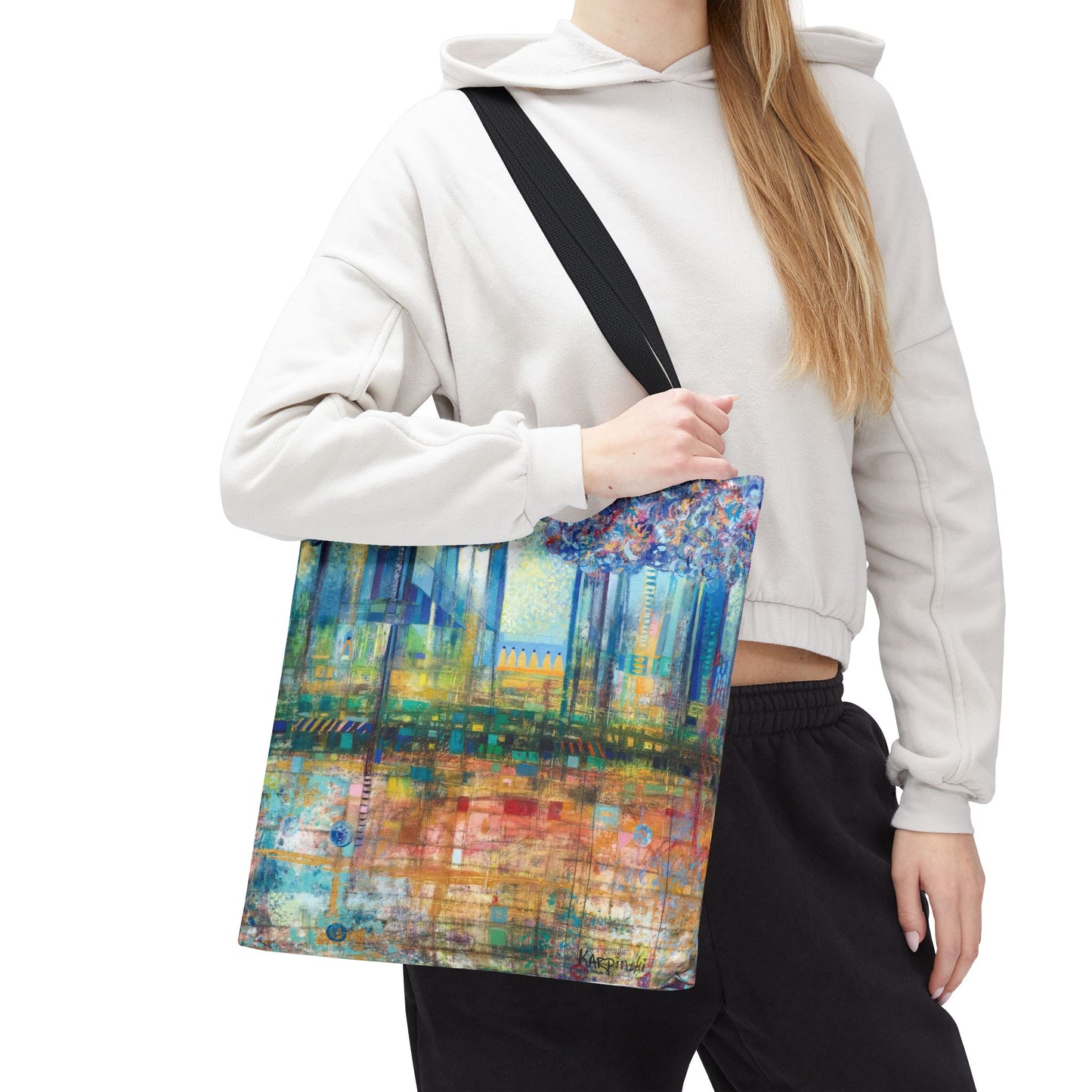 Rise Up to The Gates of Glory Canvas Art Tote Bag - Leslie Karpinski