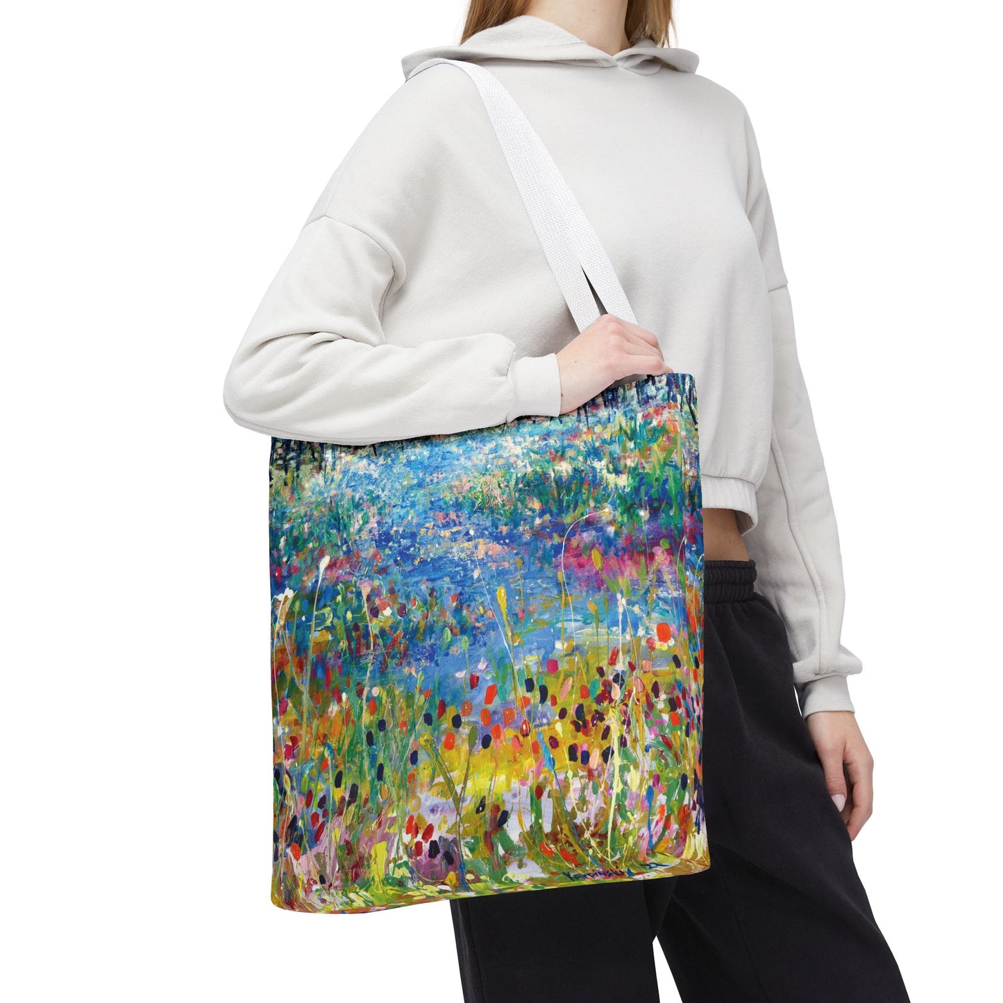 Paths and Journies Landscape Art Tote Bag - Leslie Karpinski