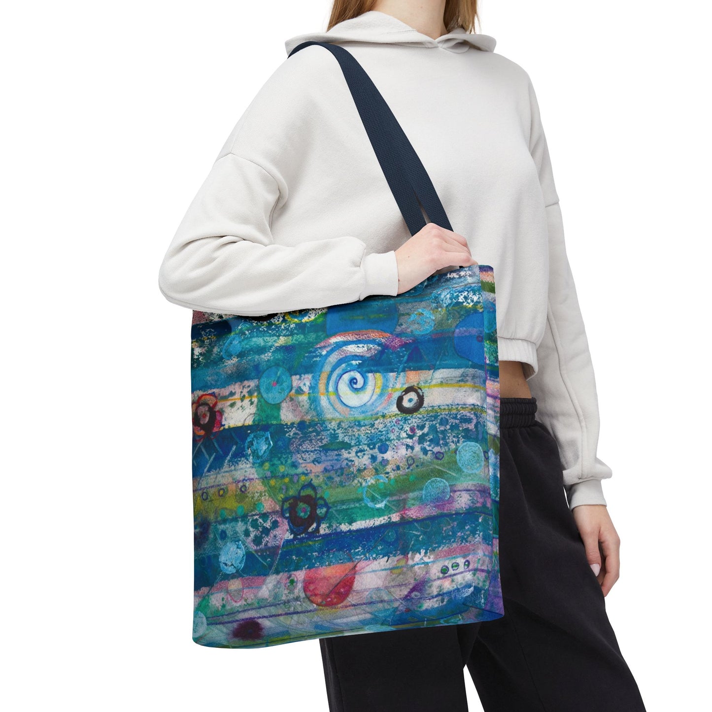 Dreaming Trees Abstract Art Tote Bag - Leslie Karpinski