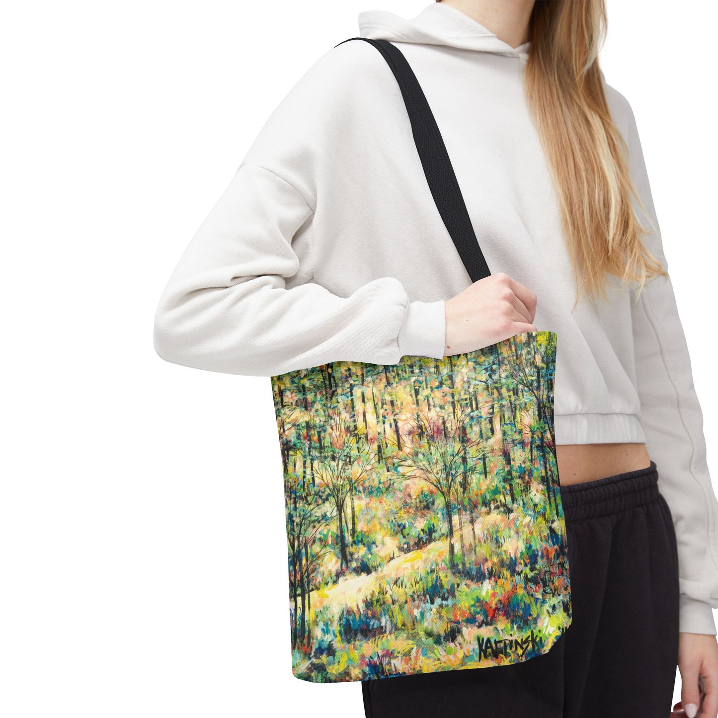 Reynolda Gardens 1 Landscape Art Tote Bag - Leslie Karpinski