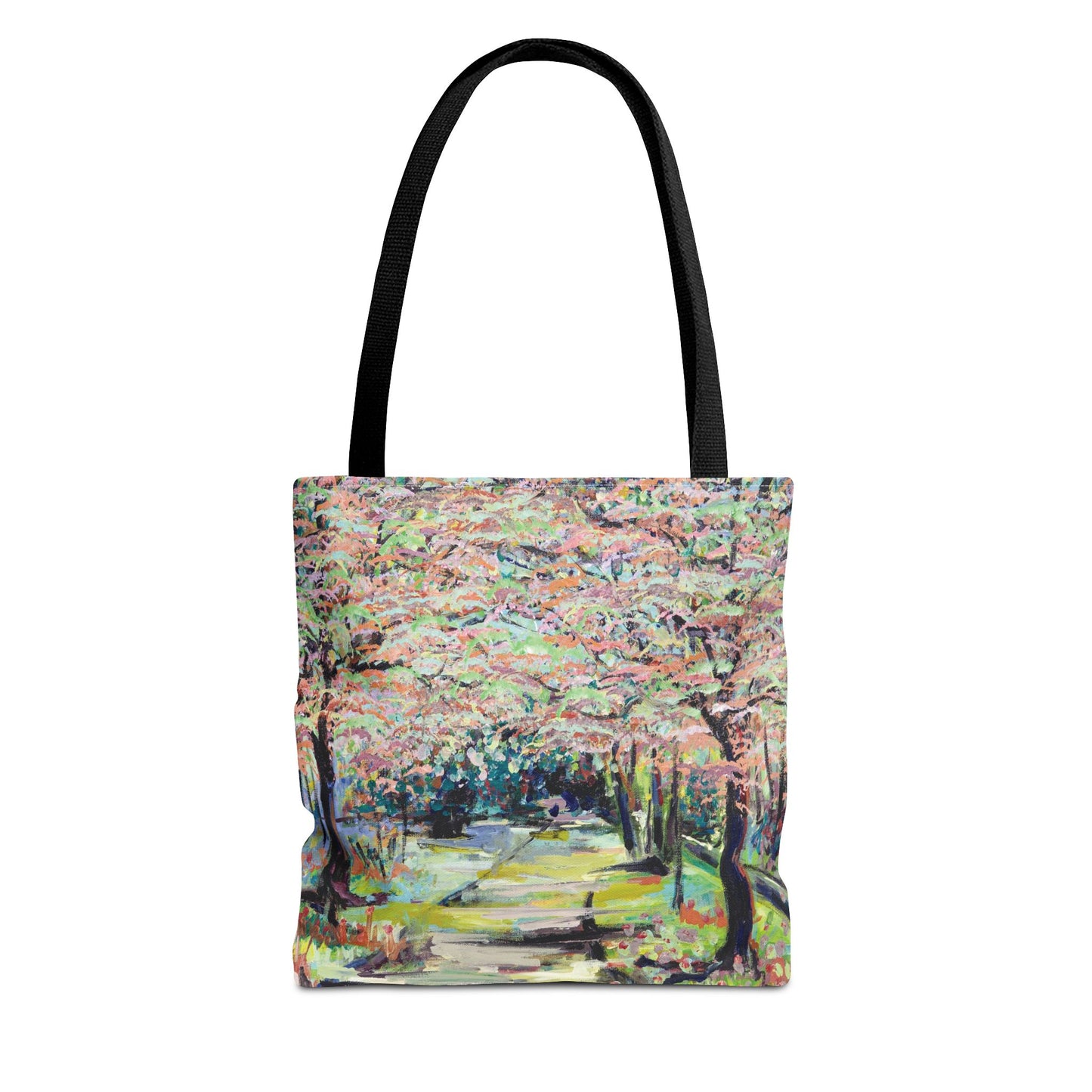 Path in Reynolda Gardens Art Tote Bag - Leslie Karpinski