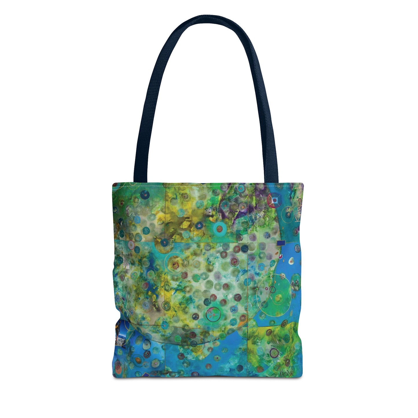 Earth Art Canvas Shopping Tote Bag - Leslie Karpinski