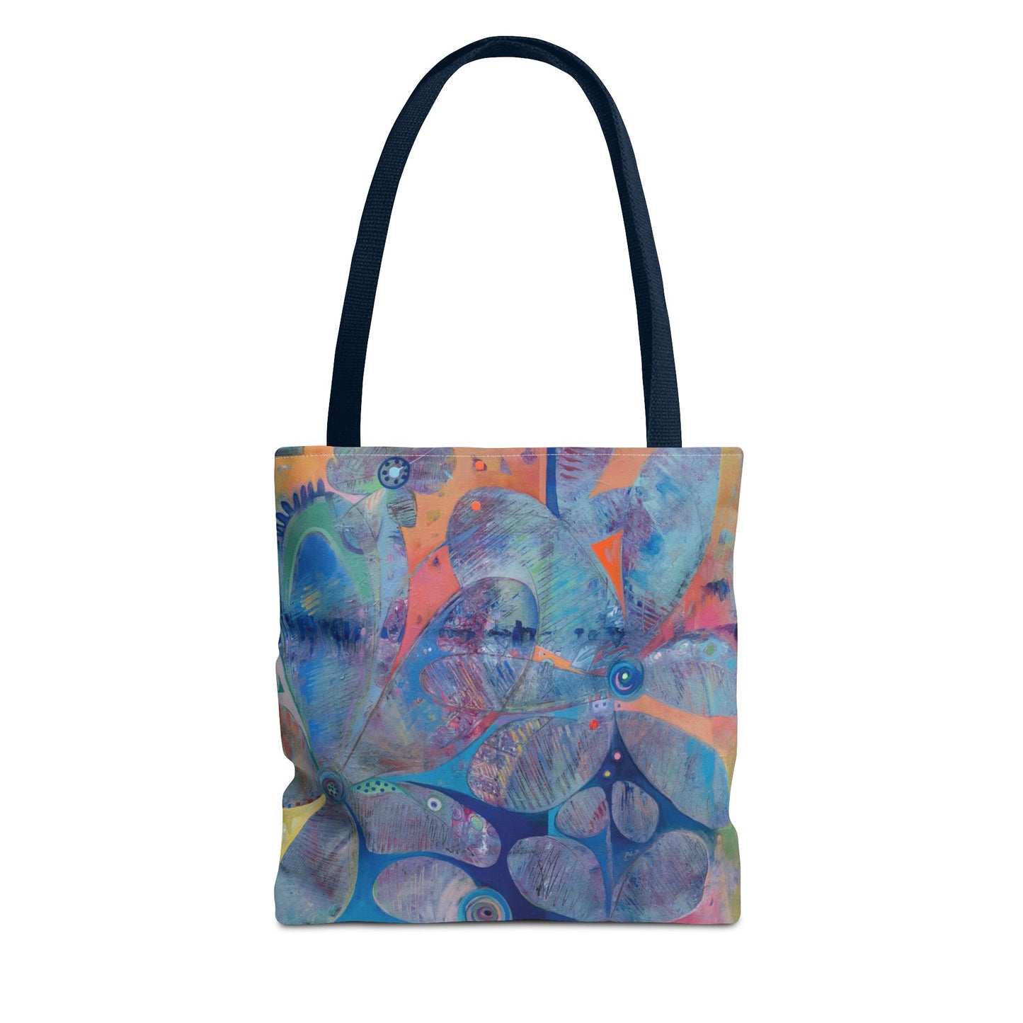 Flower Nature Art Tote Bag Canvas Shopping Bag - Color of Life by Leslie Karpinski