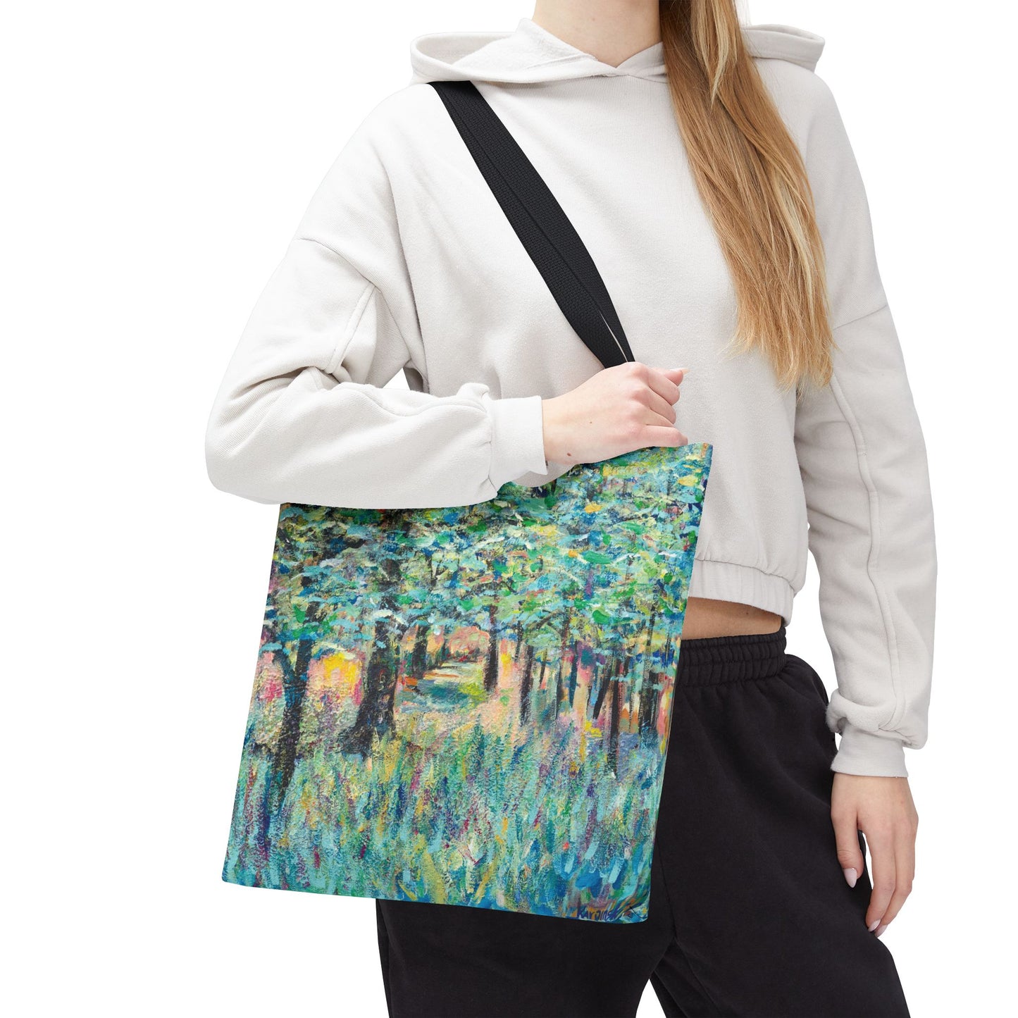 Field of Trees Landscape Tote Bag - Leslie Karpinski