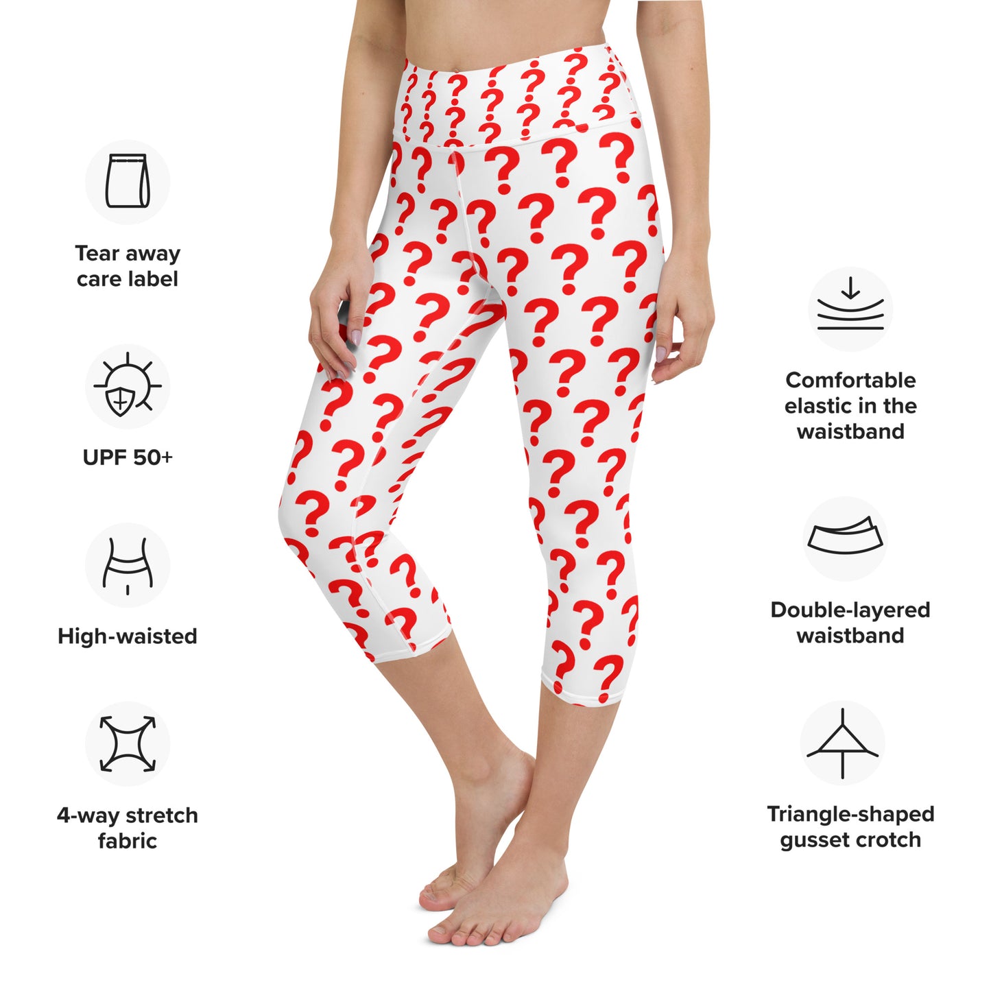 Custom Womens Capri Leggings Yoga Pants - Saiko Studio